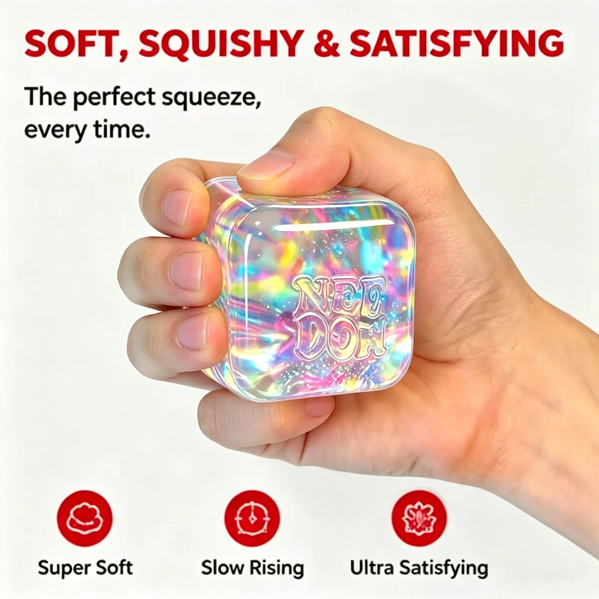 NeeDoh Maltose Ice Squeeze Toy - огляд і ціна Kids Toys Xmas
