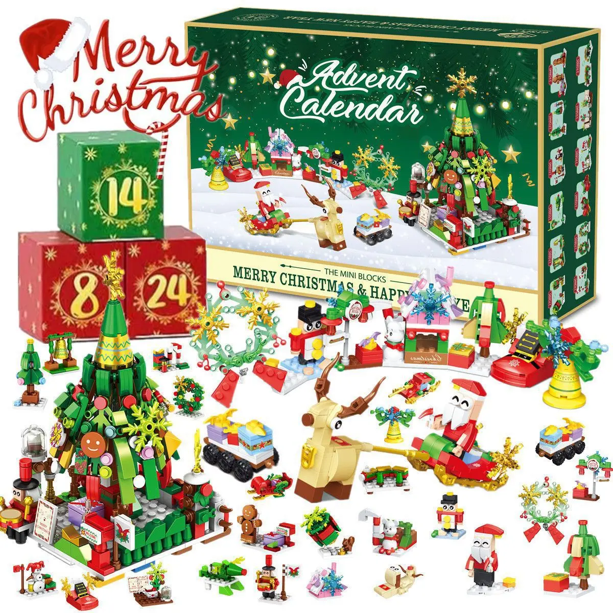 New 24Years Christmas building - огляд і ціна Kids Toys Xmas
